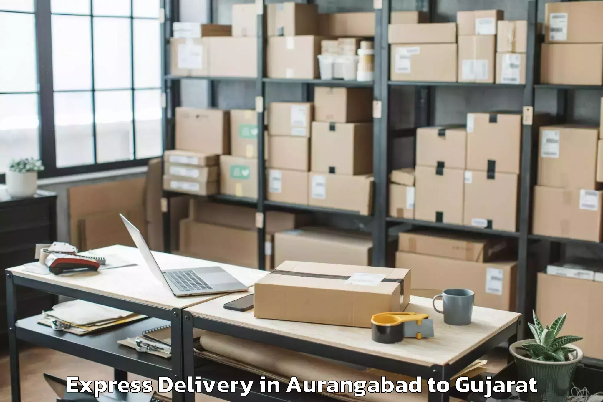 Top Aurangabad to Rk University Rajkot Express Delivery Available